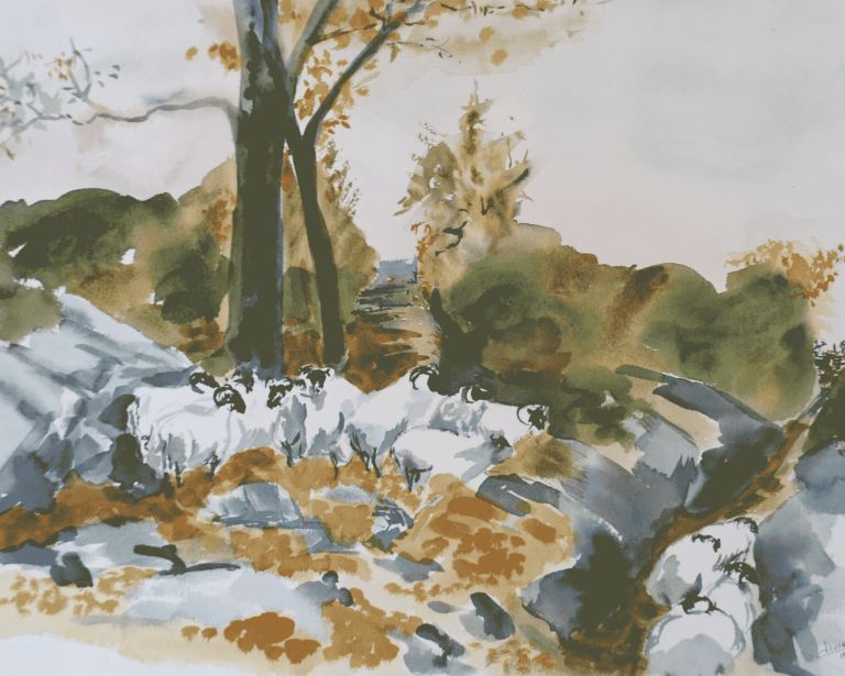Aquarelle - Oeuvre d'Art
